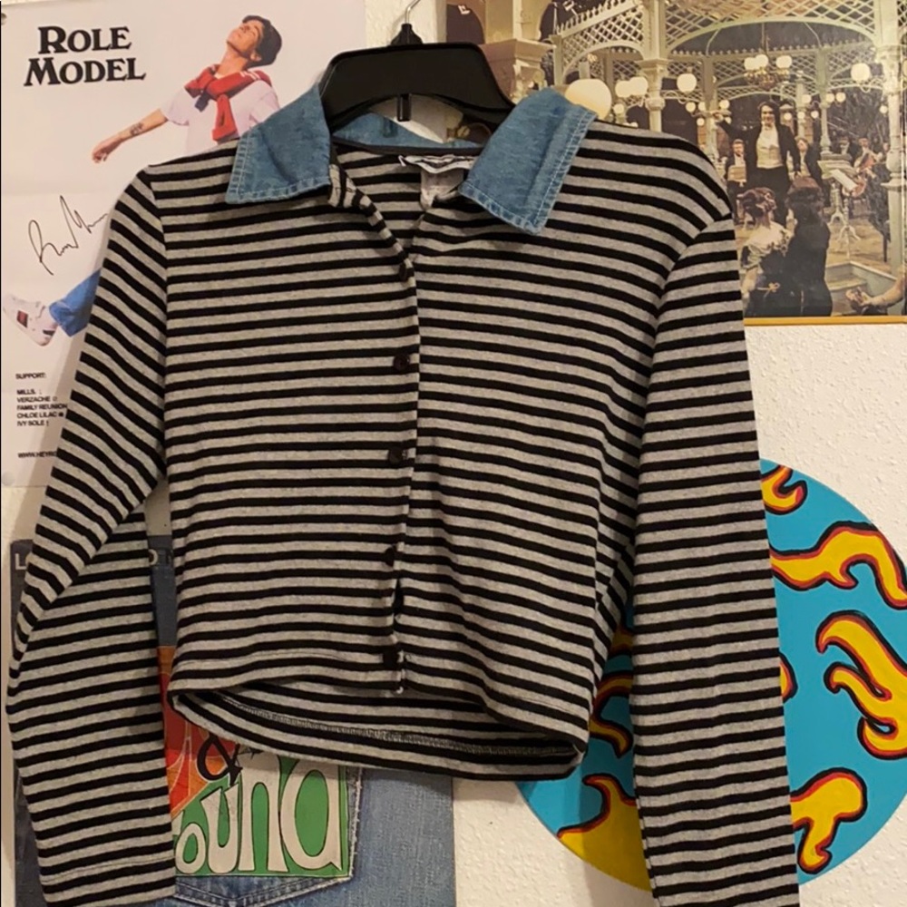 cropped cardigan